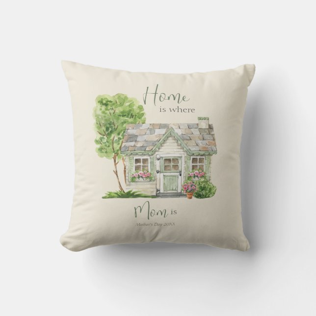 Coussin Citation de la Fête des mères (Recto)