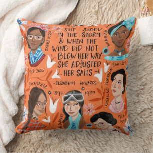 Coussin Citation de la Journée internationale des femmes F