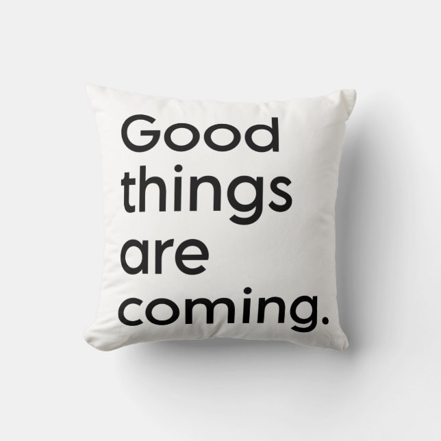 Coussin Citation de la position optimisée moderne (Recto)