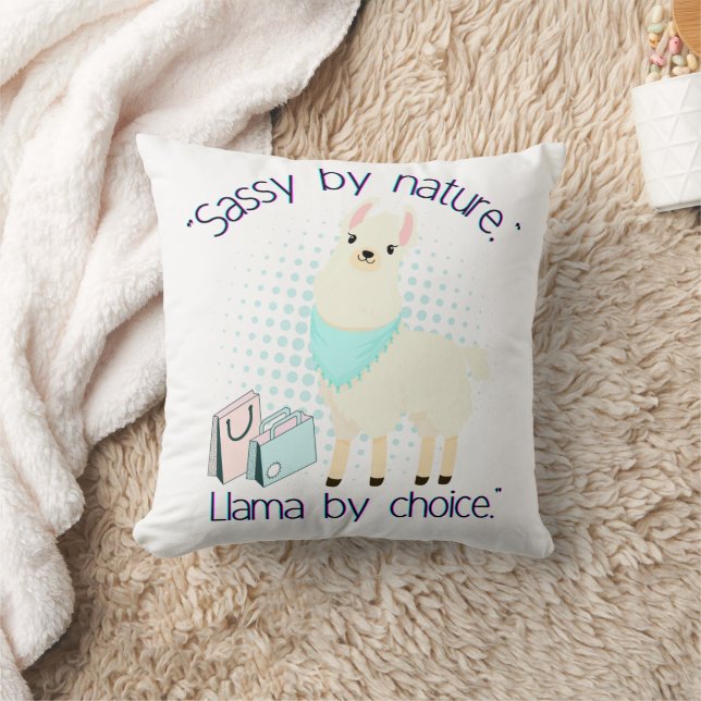 Coussin citation de llama (Couverture)