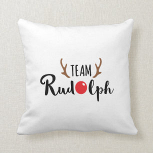 Coussin Citation de Noël de Rudolph