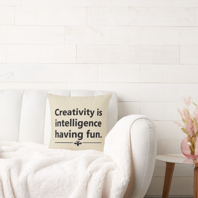 Coussin Citation de vie motivante (Canapé)