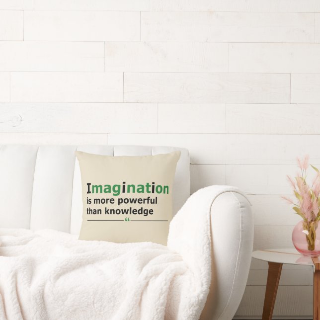 Coussin Citation de vie motivante (Canapé)