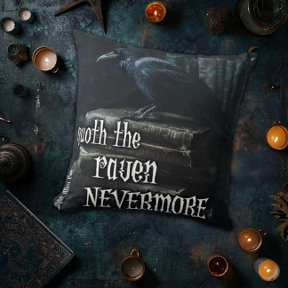 Coussin Citation d'Edgar Allan Poe