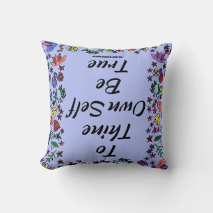 Coussin Citation Être Vrai