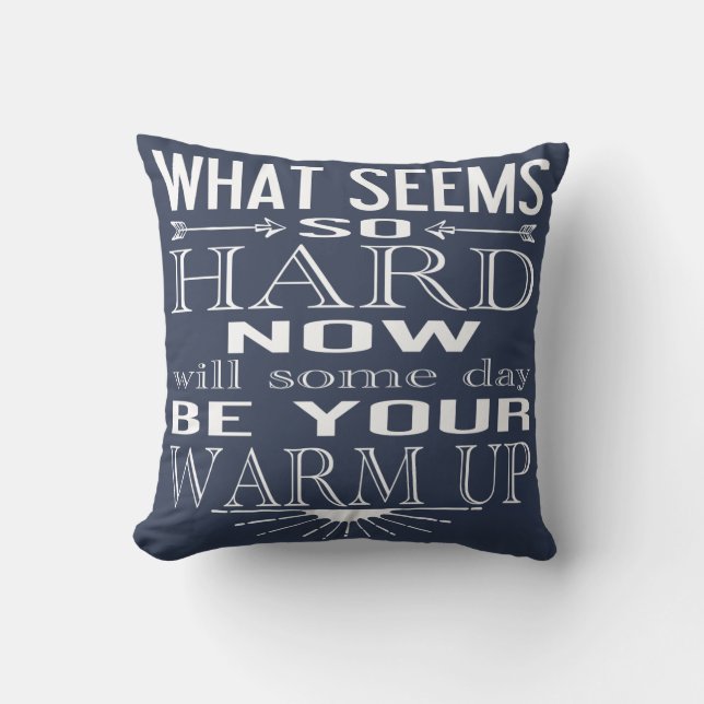 Coussin Citation Motivational Dance Fitness CHOISISSEZ VOT (Recto)