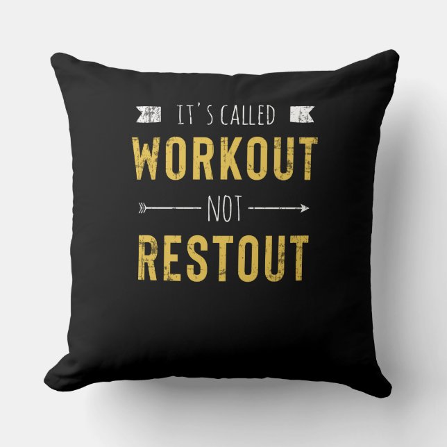 Coussin Citation motivationnelle amusante qu'on appelle en (Recto)