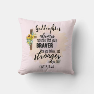 Coussin Citation motivationnelle de l'adolescent GODDAUGHT