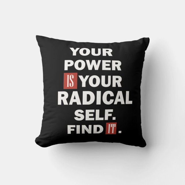 Coussin Citations de succès de la vie motivationnelle (Recto)