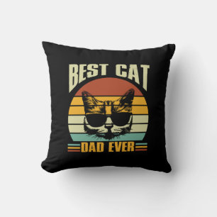 Coussin Citations grand-père Meilleur papa de chat