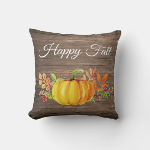 Coussin Citron D'eau De Couleur Rustique De L'automne Heur