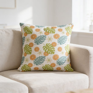 Coussin Citron Tropical