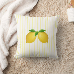 Coussin Citrons Main Squeeze