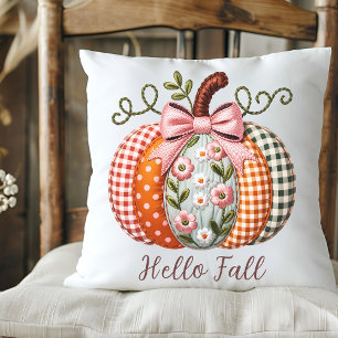 Coussin Citrouille automne