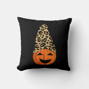Coussin Citrouille de Casquette Leopard mignon