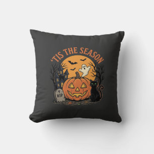 Coussin Citrouille drôle Halloween jeu de mots Design2 (2)