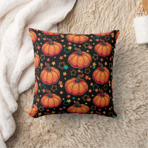 Coussin Citrouilles d'Halloween