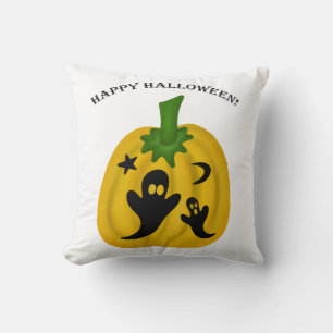 Coussin Citrouilles et fantômes