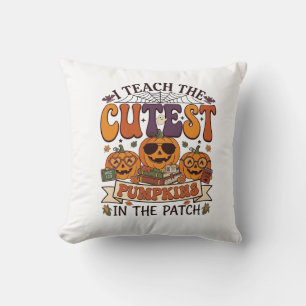 Coussin Citrouilles les plus mignonnes Halloween Lunettes