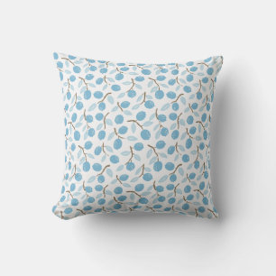 Coussin Citrus bleu Brown