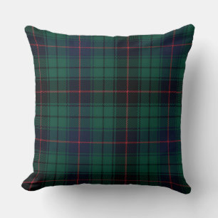 Coussin Clan Davidson Tartan Plaid