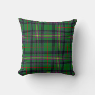 Coussin Clan écossais Kennedy Tartan Plaid
