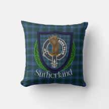 Clan écossais Sutherland Tartan & Crest