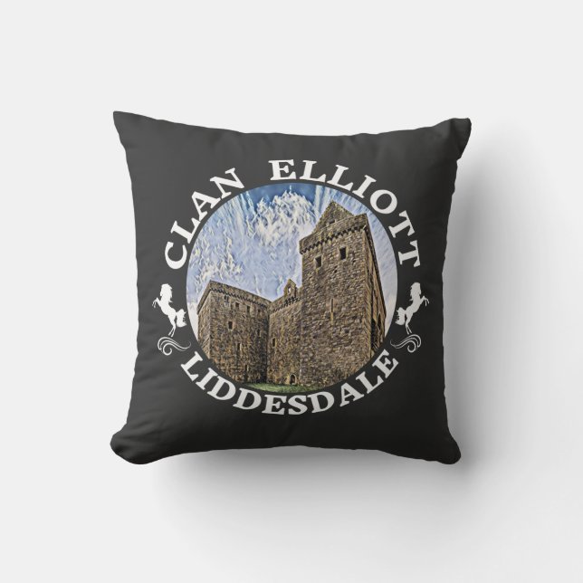 Coussin Clan Elliott, Hermitage Castle, Liddesdale, Elliot (Recto)