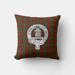 Coussin Clan MacGregor Crest & Tartan