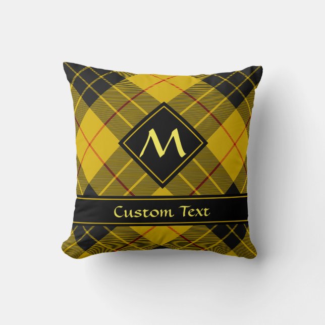 Coussin Clan Macleod de Lewis Tartan (Recto)