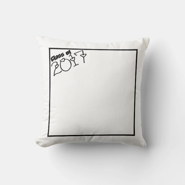 Coussin classe 2017 (Recto)