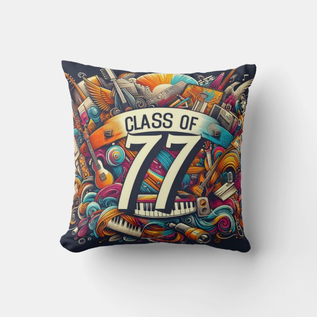 Coussin Classe d'art secondaire de 77 (Recto)
