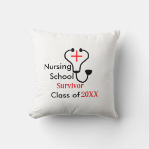 Coussin Classe de survivant de l'école de soins infirmiers