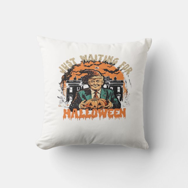 Coussin Classique d'Halloween de Trumpkin (Recto)