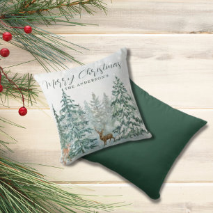 Coussin Classique Joyeux Noël Merveilleux Hiver