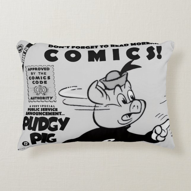 Coussin Classique PUDGY PIG (P.S.A.) (Devant)