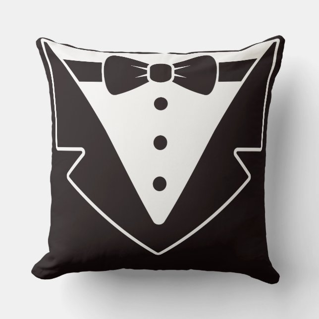 Coussin Classique Smoking Minimaliste (Recto)