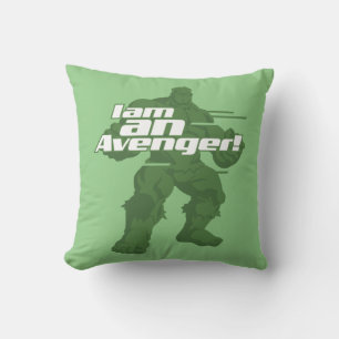 Coussin Classiques Avengers   Graphique "Je suis" Hulk