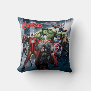Coussin Classiques Avengers Thor menant les Avengers