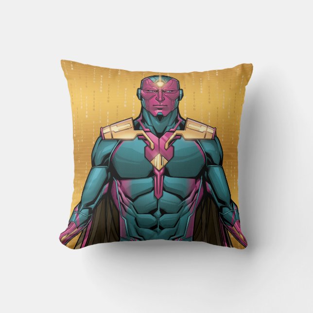 Coussin Classiques Avengers | Vision Lévitant (Recto)