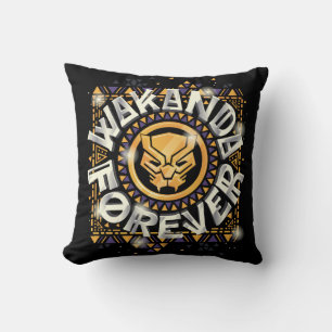 Coussin Classiques des Avengers Graphique Golden Wakanda