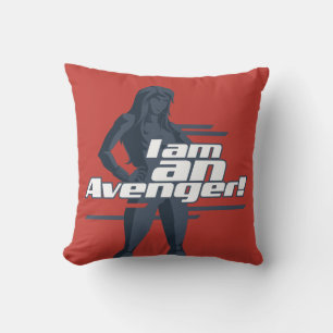 Coussin Classiques des Avengers   Graphique "Je suis" de B