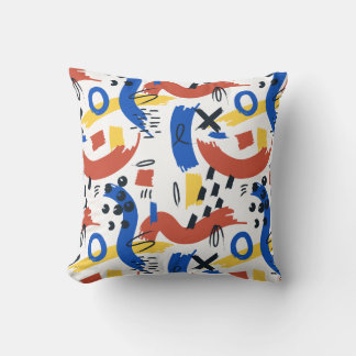 Coussin Clean Modern Abstract Pattern | Colorful Artistic