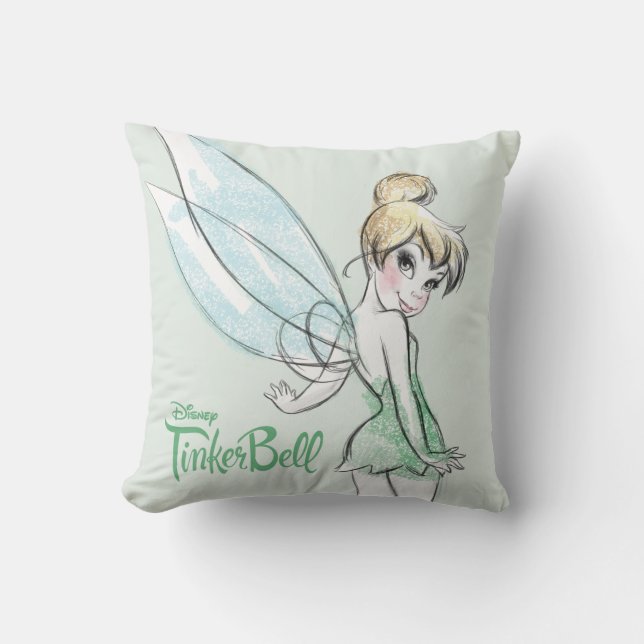 Coussin Clochette sans peur (Recto)