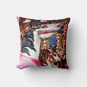 Coussin Closeuse à trois chevaux-carrousel