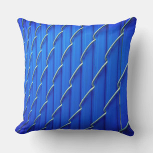 Coussin Clôture bleue