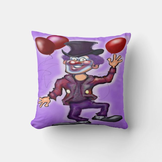 Coussin Clown de cirque (Recto)
