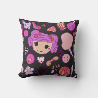 Coussin clowncore circus doll