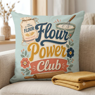 Coussin Club de Boulangerie Flour Power Cottage