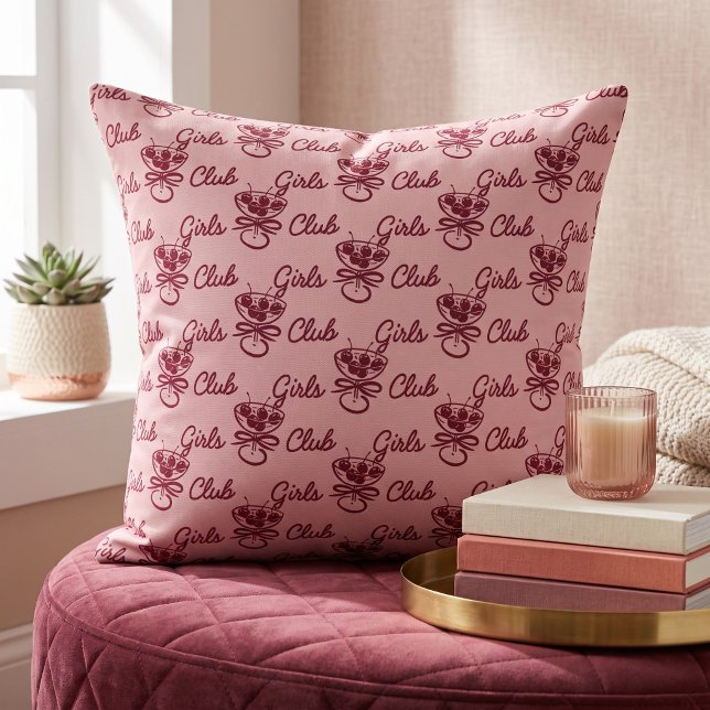 Coussin Club de filles (Créateur téléchargé)